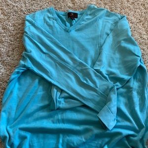 Blue XXL long sleeve pullover Toscano